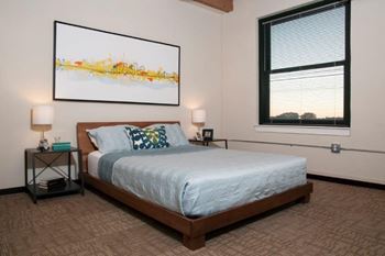 Carpeted bedrooms